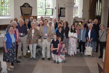 Some of the congregation of St George's Church (summer 2019)